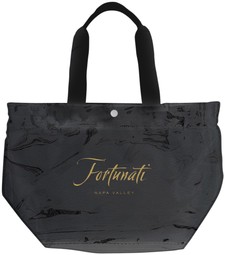 Accessory-Fortunati Logo'd Wine Cooler Tote Bag